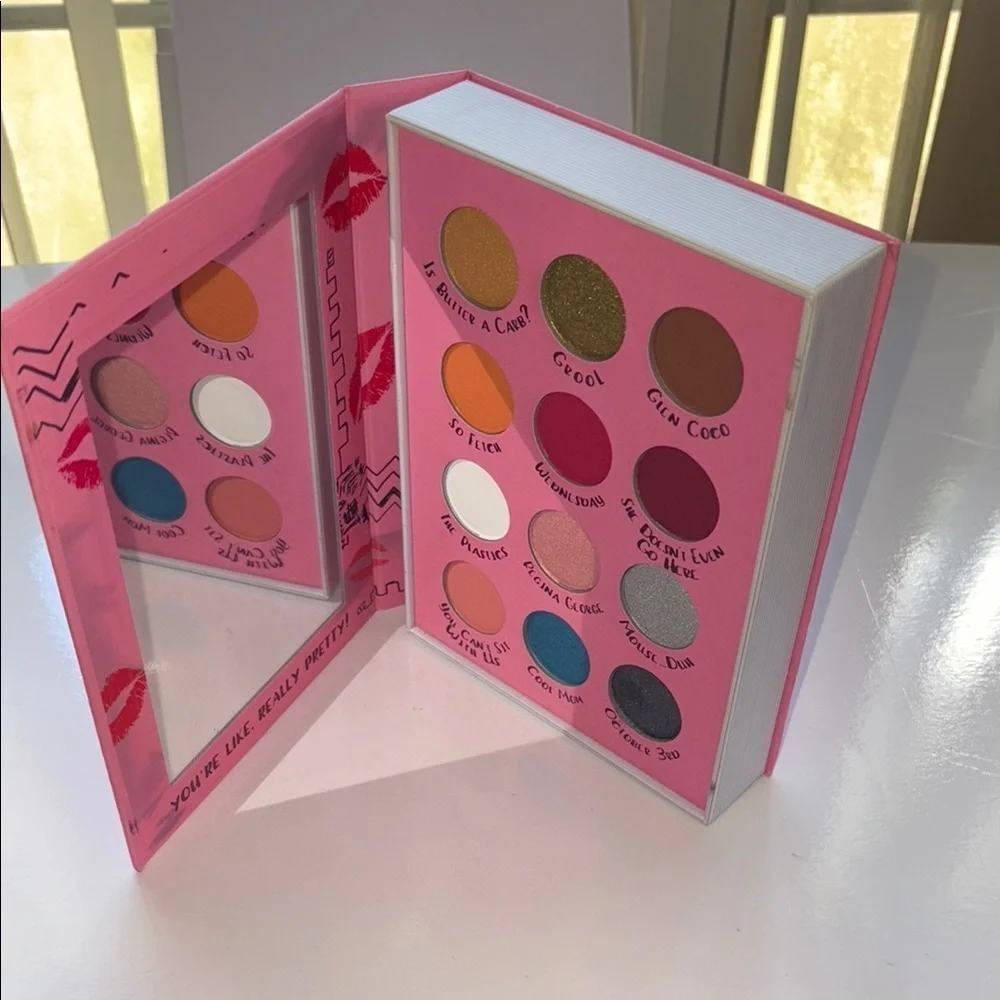 Storybook Cosmetics: Mean Girls Burn Book 12 Eyeshadow and Mirror NEW